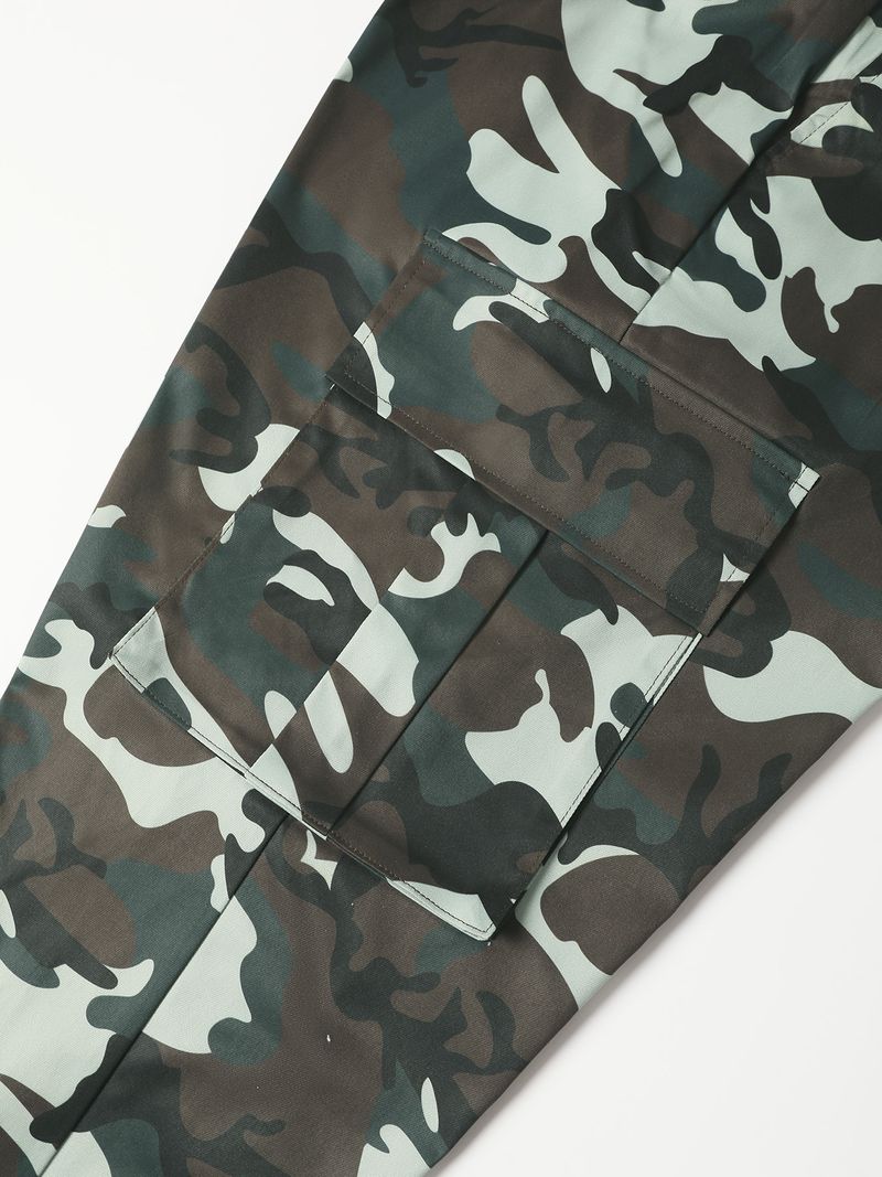 Erkek Kamuflaj Kargo Pantolonu - Askeri Esintili Bol Kesim Taktik Pantolon (Çok Renkli, S-XXL Bedenler)_voghion.com