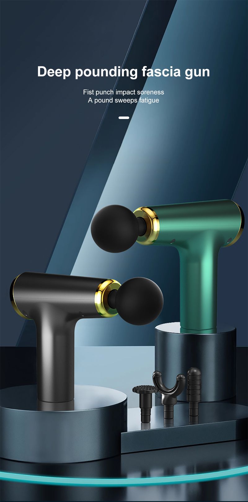 Massae électrique Mini pistolet à Percussion Fascia pistolet tissus profonds cou corps dos Muscle détendre goutte soulagement de la douleur Fiess_voghion.com