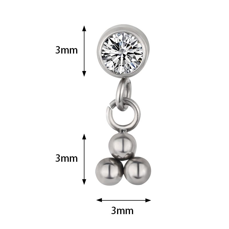 Catena pendente in titanio G23, orecchini garofano Fianit, labbra superiori, pelle sintetica, gioielli per piercing_voghion.com