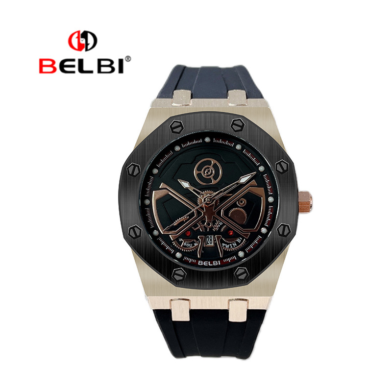 Orologio da uomo in stile Patek tridimensionale cavo del marchio BELBI_voghion.com