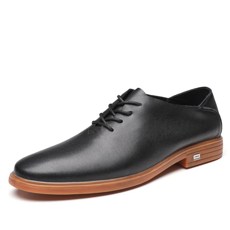 Chaussures en cuir pour hommes, chaussures décontractées, chaussures habillées pour hommes, petites chaussures en cuir, chaussures souples pour hommes_voghion.com