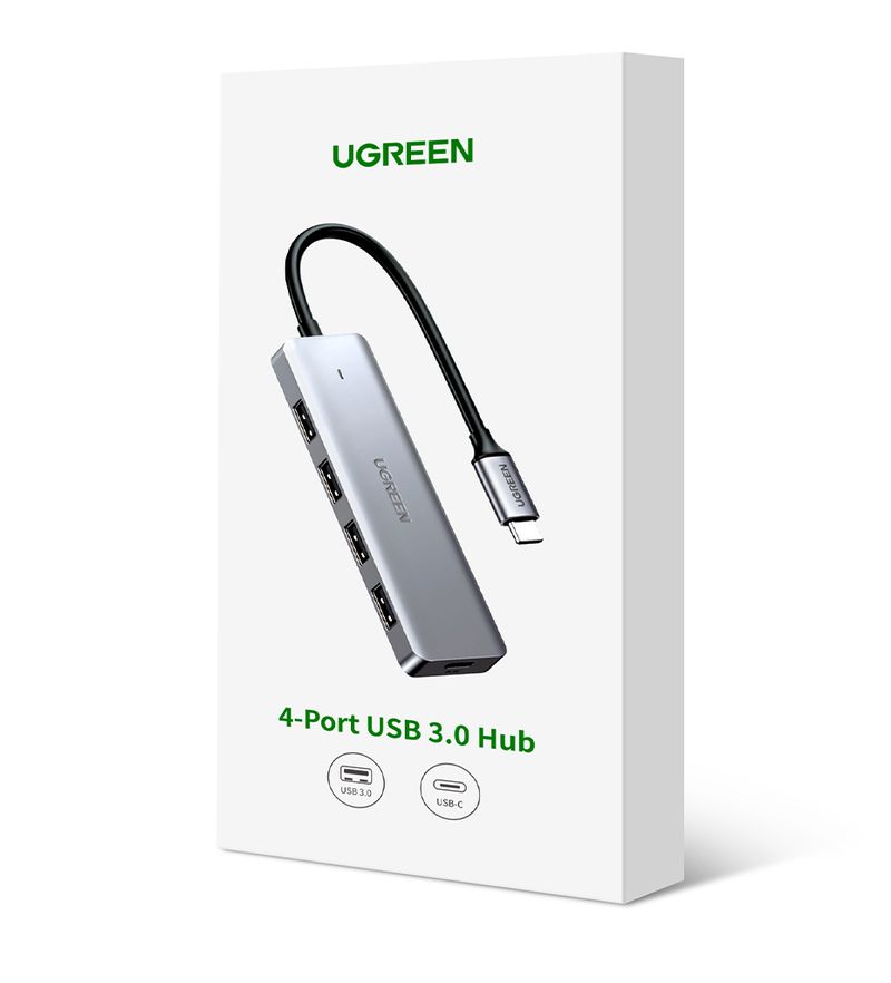 UGREEN 4 Ports Type C To 3.0 Splitter Adapter For Book IPad Pro Samsung Galaxy Note 10 S10 USB Hub_voghion.com