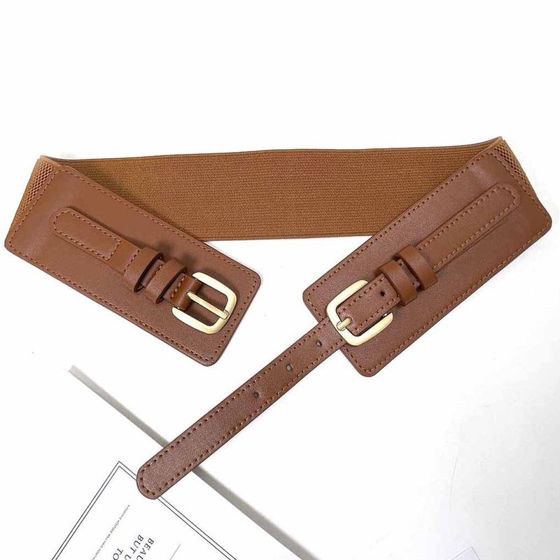 Damenmode Frühling Sommer Hochwertiger elastischer Gürtel Stretch Taillenmieder für Anzugkleid Dekoration Zubehör_voghion.com