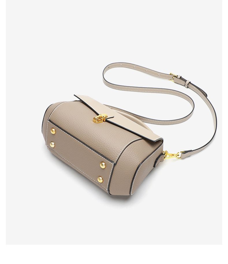 Genuine Leather 2024 New Fashion High-end Ladies Crossbody Bag, Small Square Bag, Handheld Shoulder Bag_voghion.com