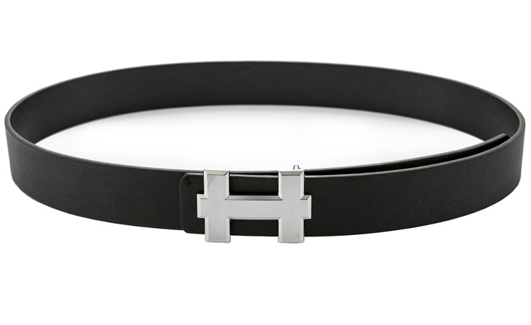Men's Alphabet Women's Couple H-Buckle Fashion Belt_voghion.com