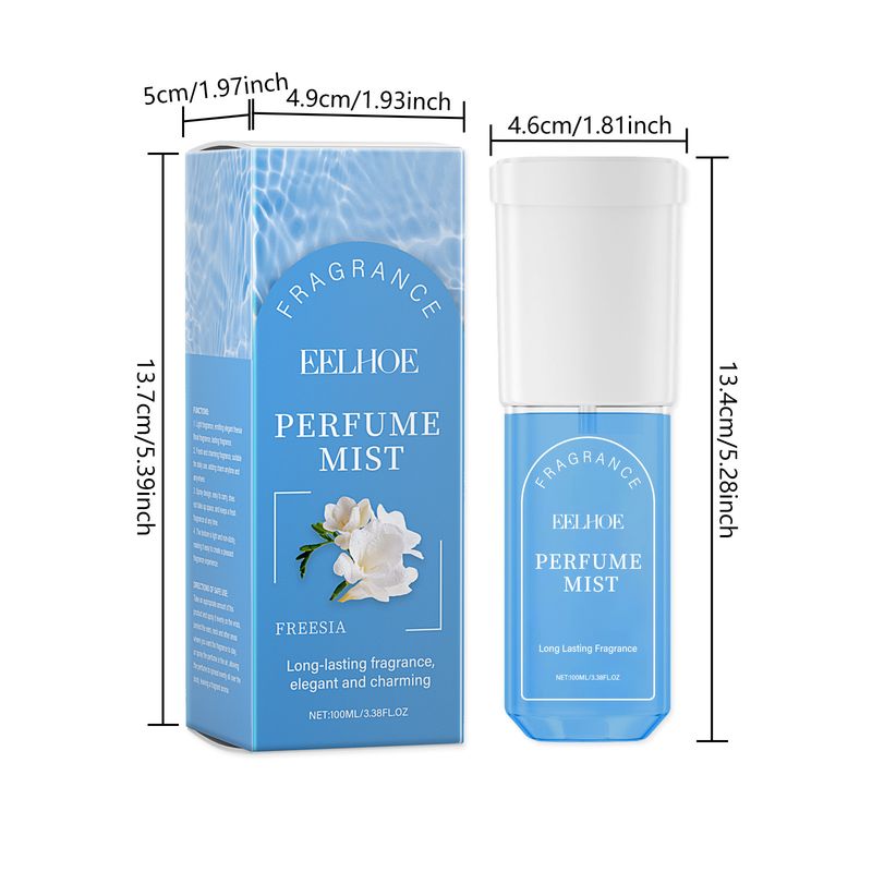 Perfumy w sprayu do ciała Freesia Naturalne, świeże i trwałe, codzienne, do ciała, za uchem, eleganckie perfumy_voghion.com