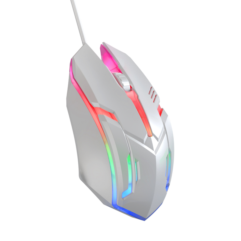 Shiba Du S190 Game Glow Colorful Wired USB Port Computer Business Office Mouse_voghion.com
