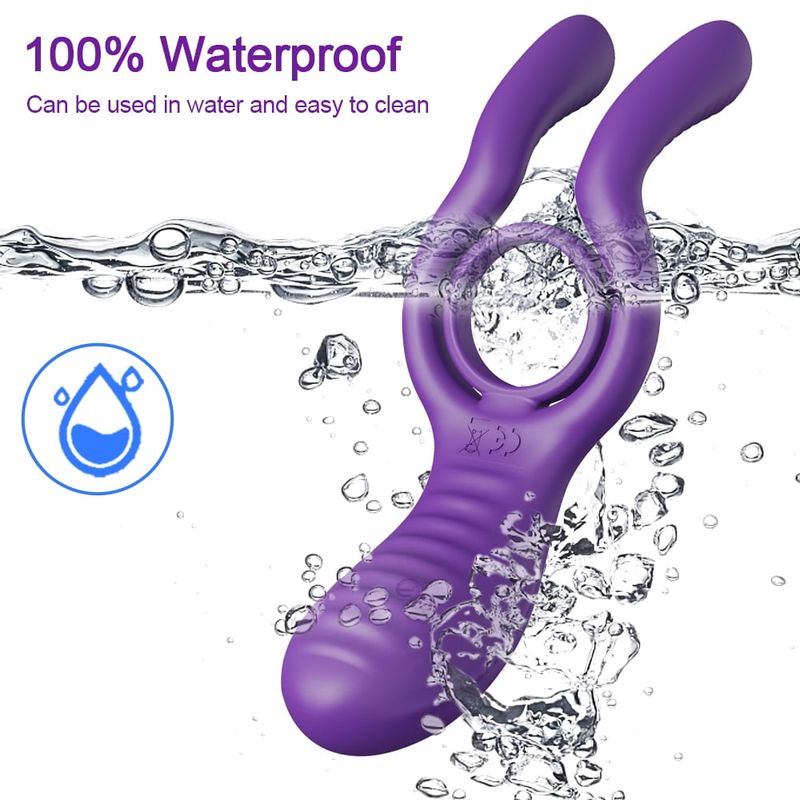 Couple Vibrator Ring On For Man Delay Ejaculation Remote Control Sex Toys_voghion.com