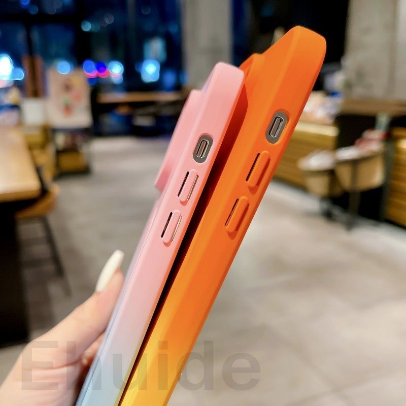 Magnetic Case For iPhone 14 11 12 13 15 Pro Max Plus Magsafe Shockproof Gradient Camera Protect Crossbody Lanyard Strap_voghion.com