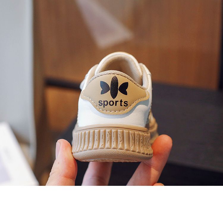 2024 Herbst Kinder Board Sport Jungen koreanische Version weiche Sohlen Freizeitschuhe, Mädchen weiße Schuhe_voghion.com