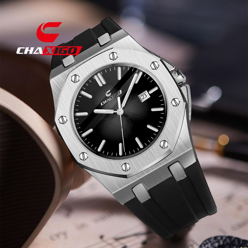 CHAXIGO Series Watch Sapphire Crystal Mirror Automatic Quartz Gold Code Men_voghion.com