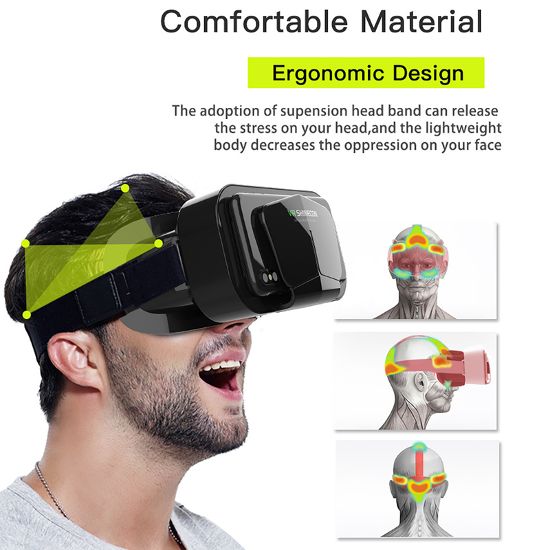Youshi G10 VR lunettes puissant écran géant immersif Panorama itinérance lunettes de réalité virtuelle pour téléphone portable_voghion.com