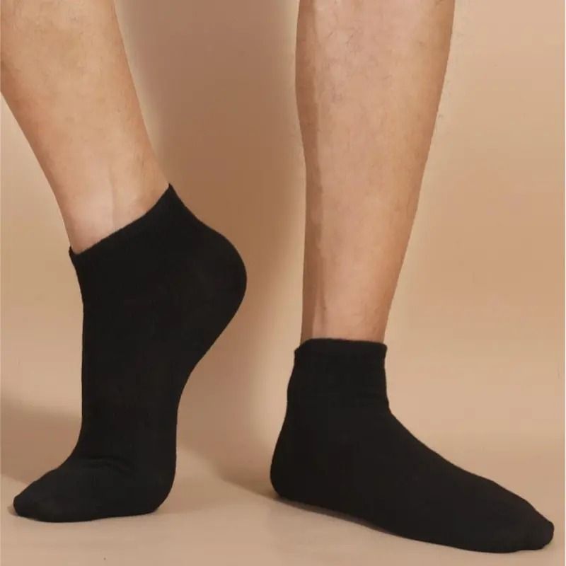 10 Paar Unisex-Socken, lässig, kariert, Boot-Stil, atmungsaktiv, bequem, geruchsneutral, schweißabsorbierend, niedrig geschnitten, Knöchelsocken für mich_voghion.com