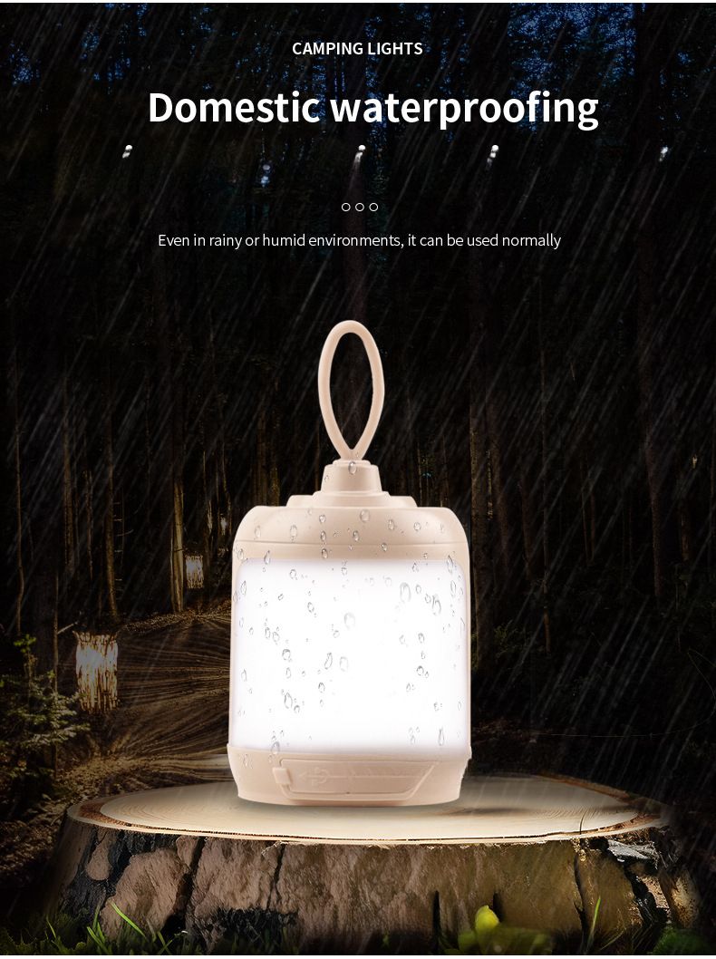 Cross-Border New Mini Outdoor Caing Atmosphere USB Rechargeable LED Super Bright Lighting Tent Light Portable Table_voghion.com