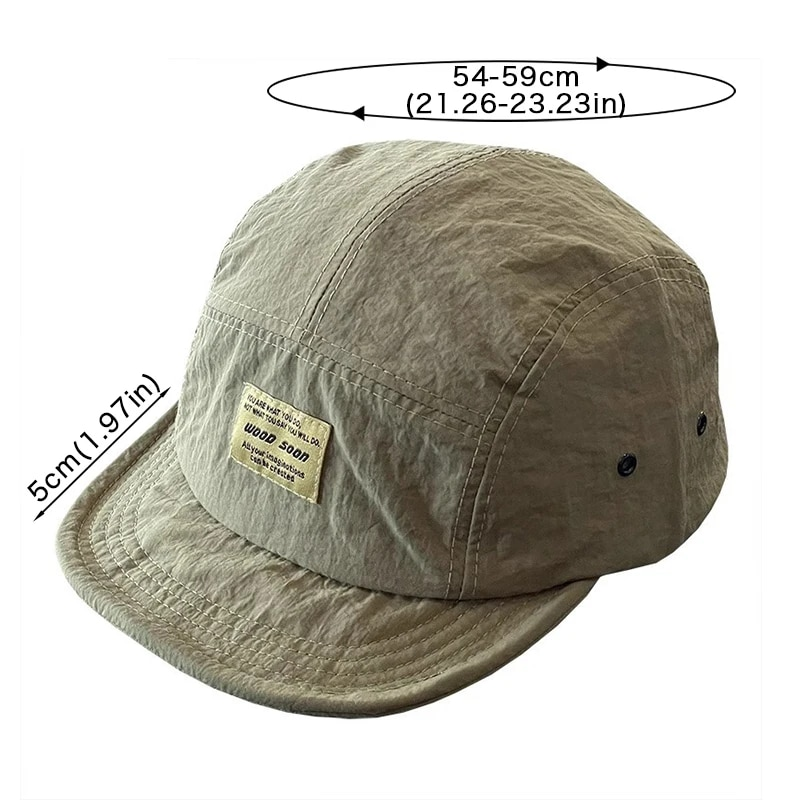 RICYGVM Quick Dry Peaked Cap för män Kvinnor Mode Kort brättad baseballhatt Sommar Enfärgad Anka Tongue Caps Sol_voghion.com