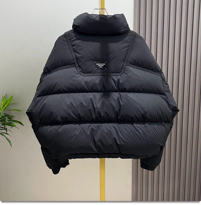 2024 Nuovo piumino in cotone spesso, piccolo cappotto invernale corto da donna, parka con collo alto, impermeabile, da neve, abbigliamento esterno_voghion.com