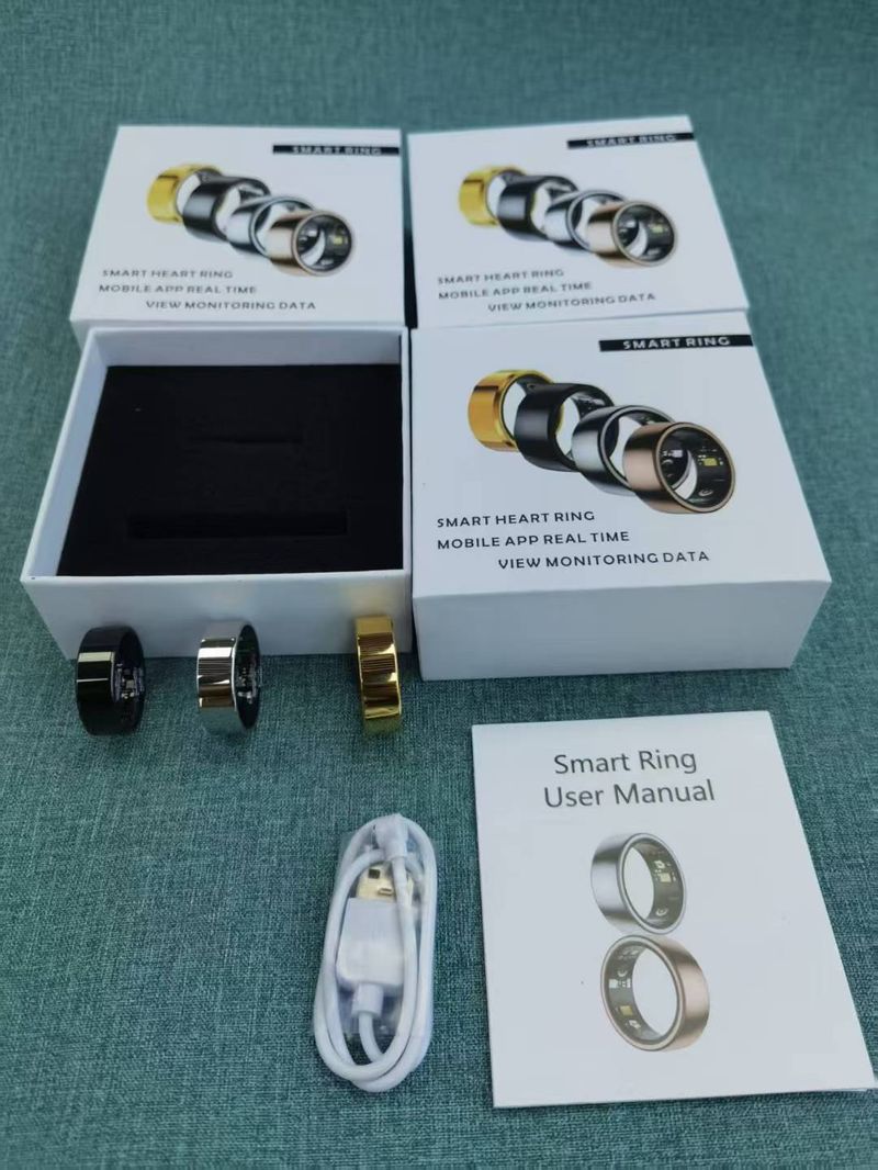R06 Zdrowie Stal nierdzewna Sen Tętno Ciśnienie Krwi Gest Fotografia IP68 Inteligentny Pierścień dla Par_voghion.com