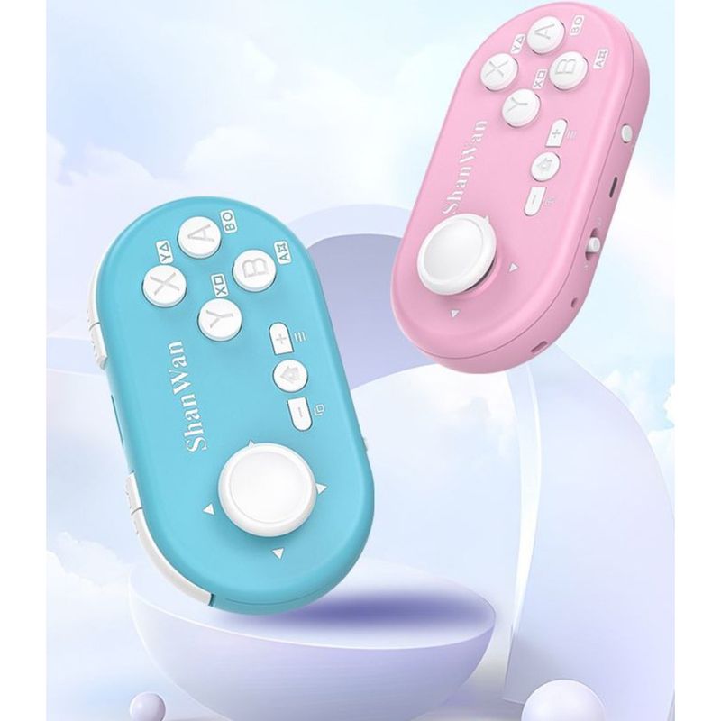 Shanwan Mini Bluetooth Game Controller Switch Hall Joystick PS4 Android PC Portatile Q36pro_voghion.com