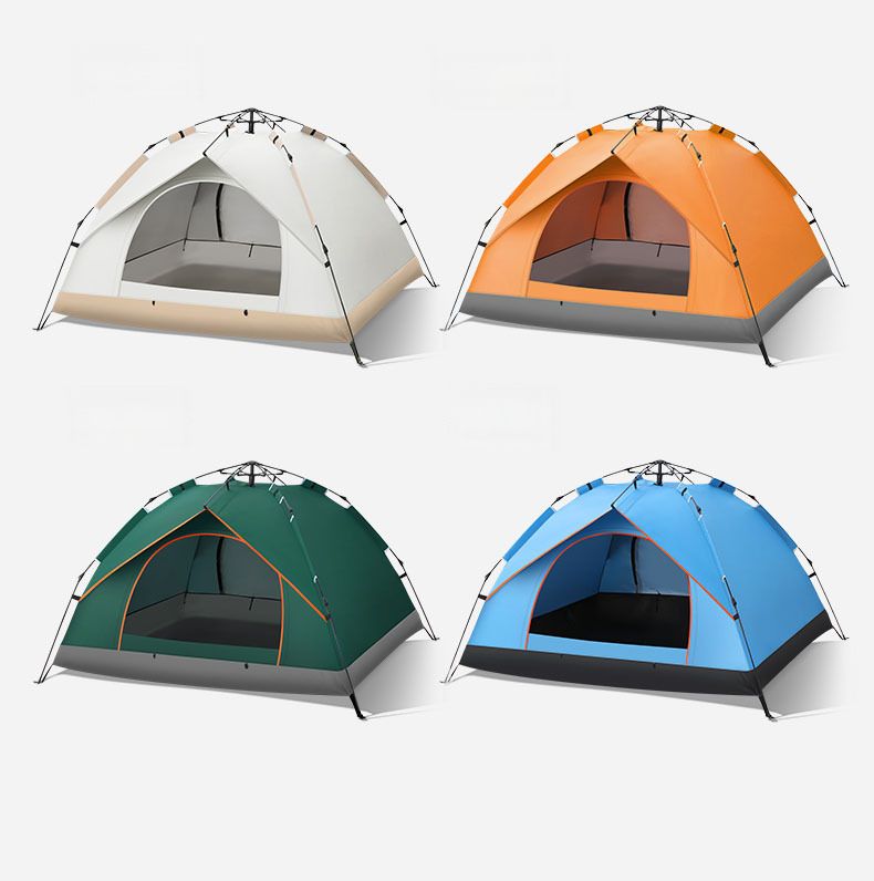 Outdoor Fully Automatic Sun Protection Windproof Quick Open Home Folding Waterproof Camping Picnic Tent For 3-4 People_voghion.com