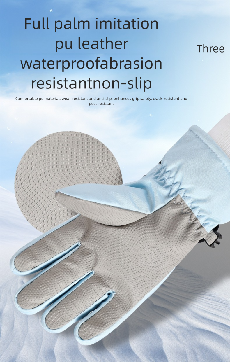 Erwachsene Ski Fleece-gefütterte warme neue Winter Radfahren Reiten Outdoor Männer und Frauen Touchscreen Handschuhe_voghion.com