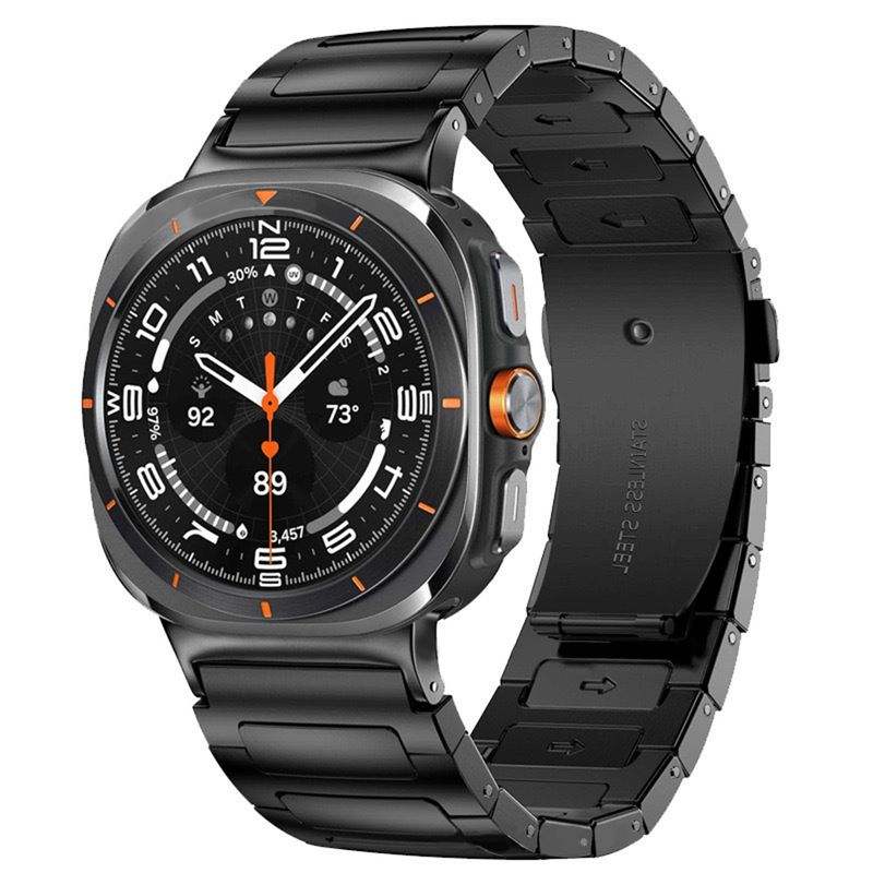 Curea pentru Samsung Galaxy Watch Ultra 47mm din oțel inoxidabil, brățară metalică pentru Samsung Galaxy Ultra, brățară de afaceri pentru bărbați_voghion.com