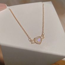 Ogrlica Spicy Girl Super Peneča verižica z metuljčkom, vsestranska, vrhunska, ženska, lahka, luksuzna, iz titana_voghion.com