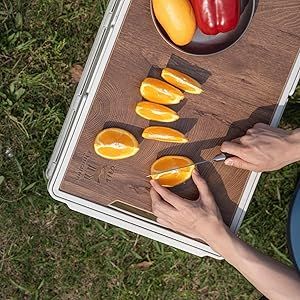 Qunature Camping Box, organizer pieghevole, contenitore da campeggio, 26/55/60L_voghion.com