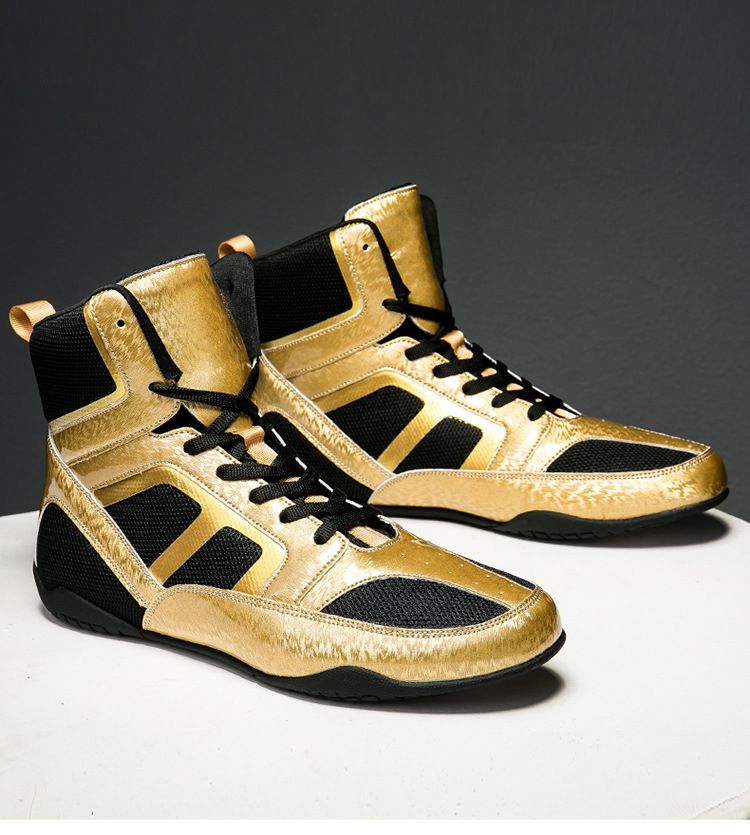 Nowe buty bokserskie Buty treningowe do hal Buty do walki w dużych rozmiarach Buty do walki do przysiadów_voghion.com