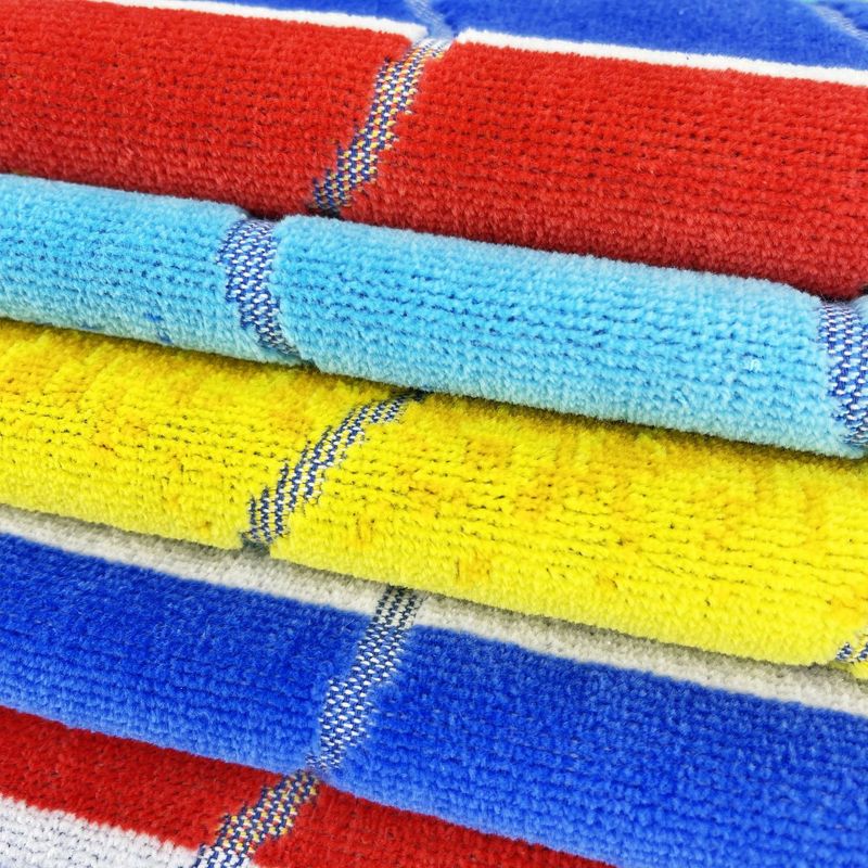 Serviette de bain de luxe de grande taille, double face, tissée, en velours, en coton épais, pour la plage, la piscine et le bord de mer_voghion.com