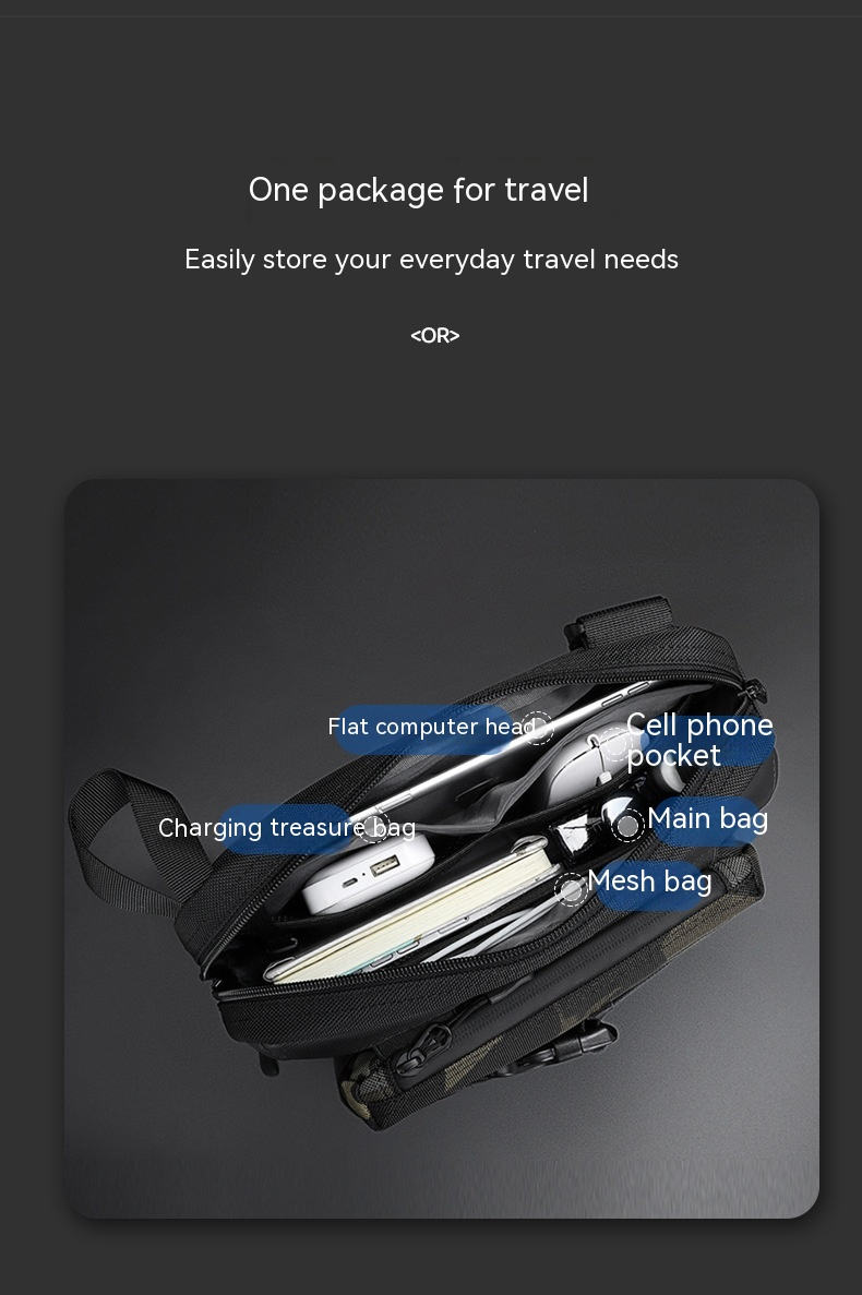 New Hot LEASTAT New Functional Crossbody Men's Multi Functional Tactical Sports Fashion Brand Chest Bag_voghion.com