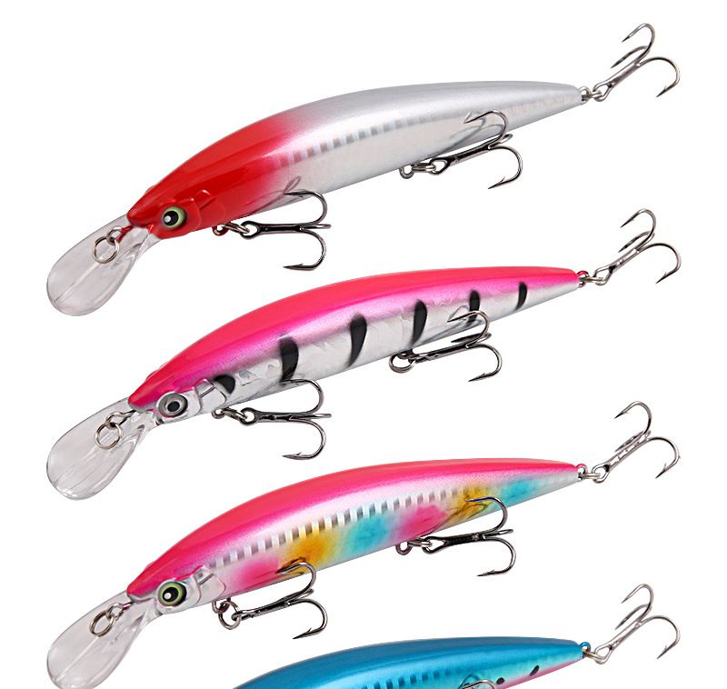 Lure Bait Laser Long Distance Casting Sinking ABS Lead Block Minnow 15.2cm36g Three Hook Perch Freshwater Sea Fishing Bait_voghion.com
