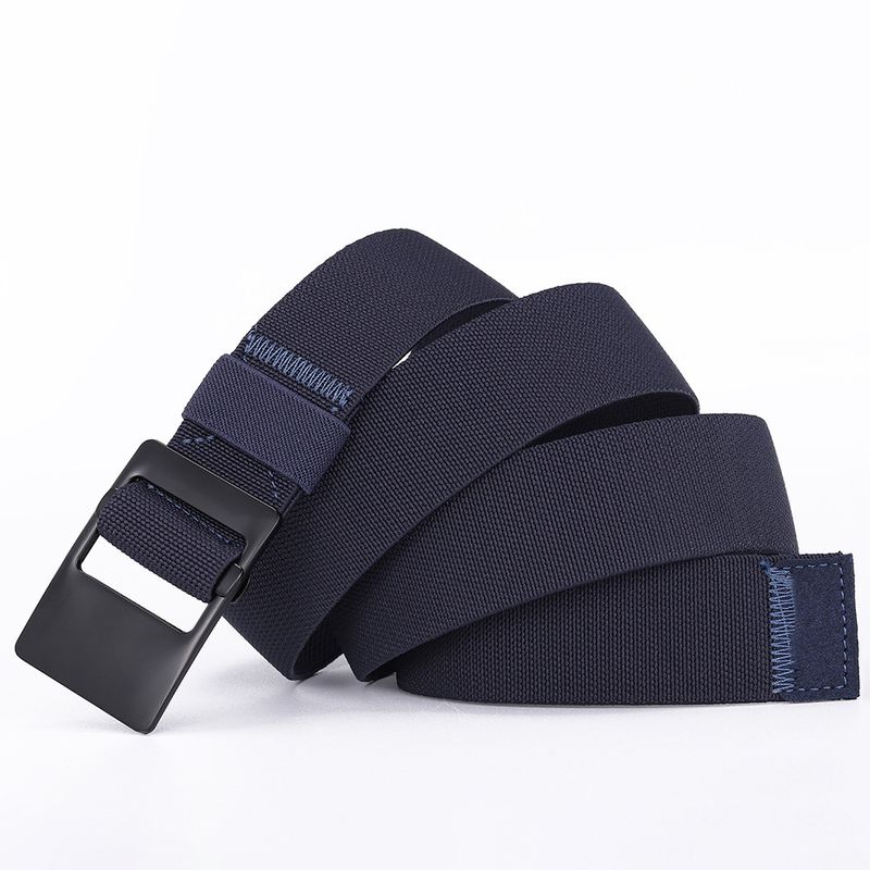 Woven Elastic Belts For Men & Women - Decorative Pin Buckle, Casual & Versatile Style_voghion.com