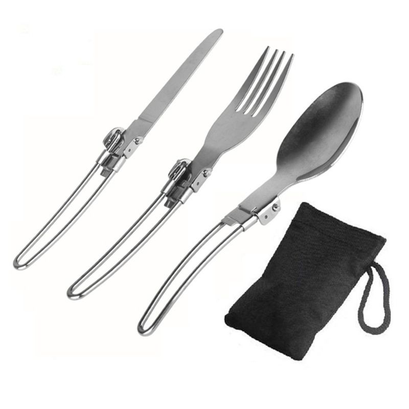 Outdoor Camping Portable Cookware 1-2 Person High Temperature Resistant 5-Piece Non-Stick Pot Set_voghion.com