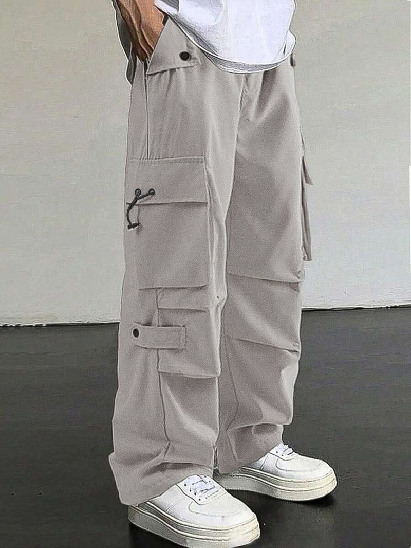 Men's Cargo Jogger Pants – Military-Inspired Utility Trousers With Quick-Dry & Stretch (S-XXL, Black/Army Green/Khaki)_voghion.com
