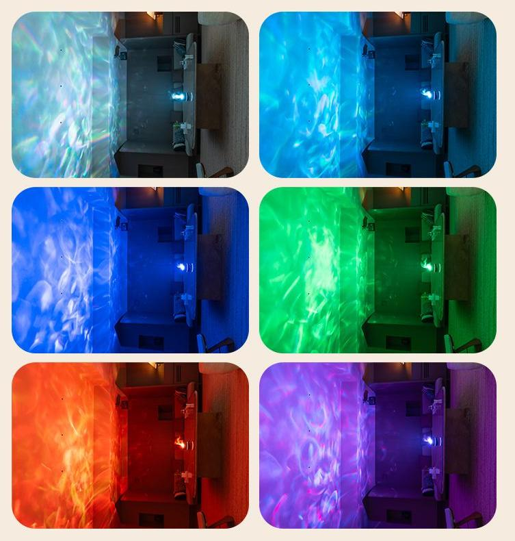 2025 New Colorful Flame Aromatherapy Machine Essential Oil Bedroom Atmosphere Light USB Plug-in Star Projection Lamp_voghion.com