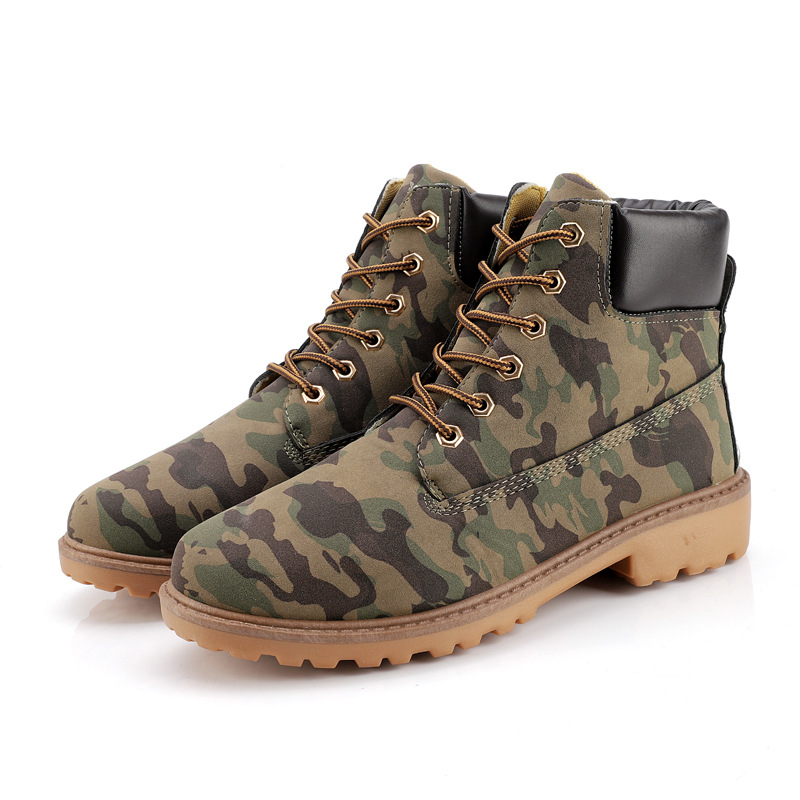 Mens Hiking Anti-skid Winter Shoes Lace Up Casual Outdoor Durable Workout Boots_voghion.com