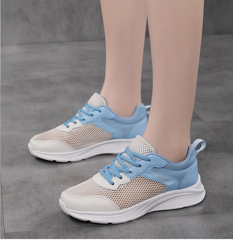 Marchio da donna ultraleggero e sportivo, maglia estiva traspirante da corsa per studentesse, scarpe da ginnastica con corda per saltare_voghion.com