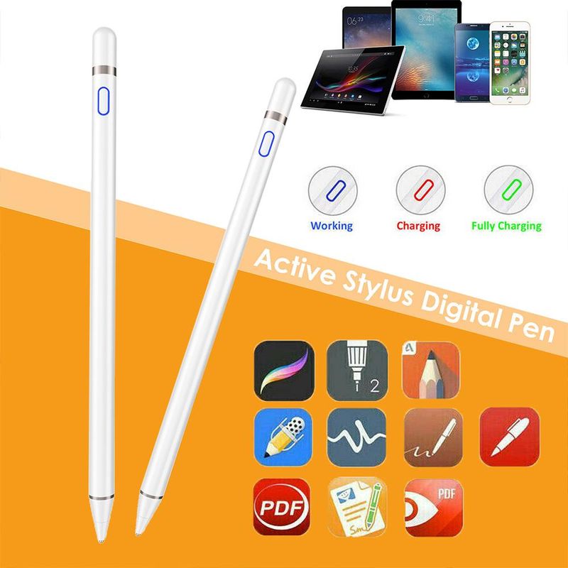 Stilou capacitiv universal pentru ecran tactil, stilou inteligent pentru sistemul IOS/Android, iPad, telefon, stylus, stilou tactil_voghion.com