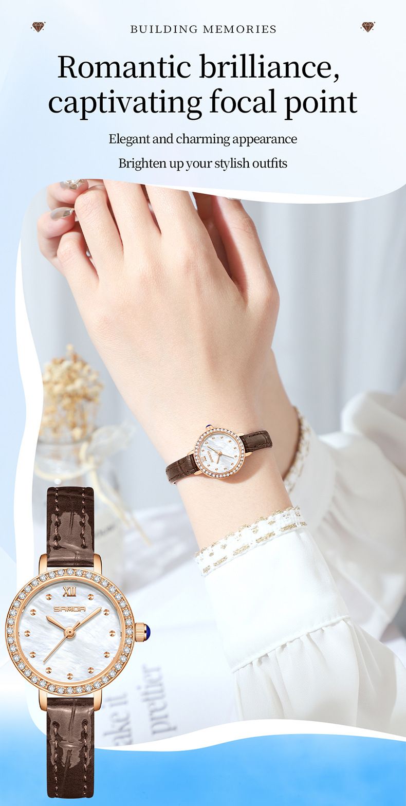 Elegante Damenuhr mit Diamantakzenten, Perlmuttzifferblatt und wasserdichtem Quarzwerk – perfekt für jeden Tag_voghion.com