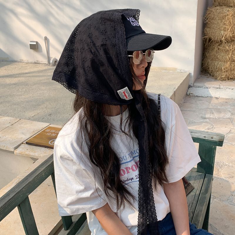 Neues französisches Spitzendreieck mit stylischer Verzierung für Frühling und Sommer, Stirnband, Bindetasche, Schwimmer, vielseitiger kleiner Schal_voghion.com