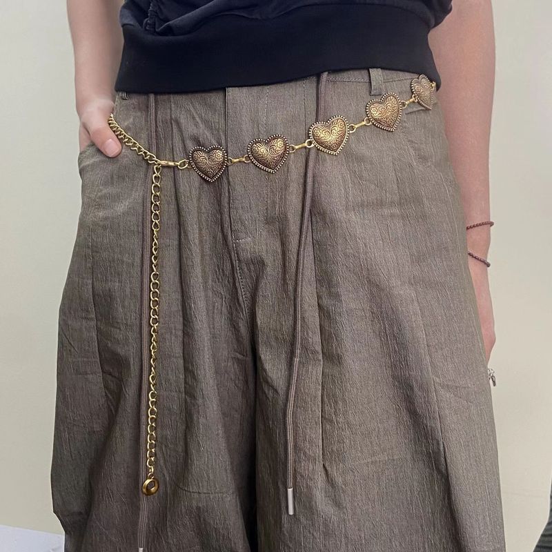 Cintura da donna con catena in metallo a forma di farfalla, accessorio per abito, nuovo stile, personalità, design alla moda Y2K_voghion.com