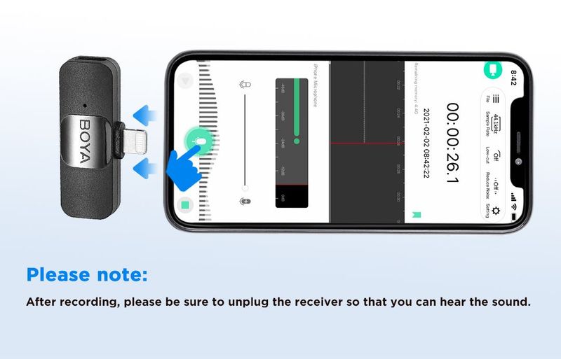BOYA BY-V draadloze Lavalier reversmicrofoon voor iPhone Android SmartPhone PC Computer USB-C-apparaten Youtube-opname_voghion.com