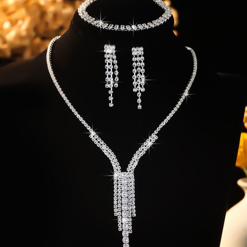 Accessori Moda Nappa Collana Acqua Matrimonio Minimalista Versatile Set di Gioielli Collane_voghion.com