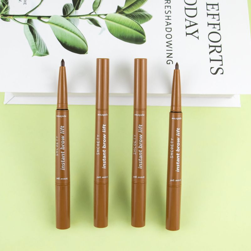 Eyebrow Enhancers Eyebrow Pencil With Eyebrow Glue Automatically Rotates Waterproof And Non Fading Natural And Long Lasting Eyebrow Dyeing Cream_voghion.com