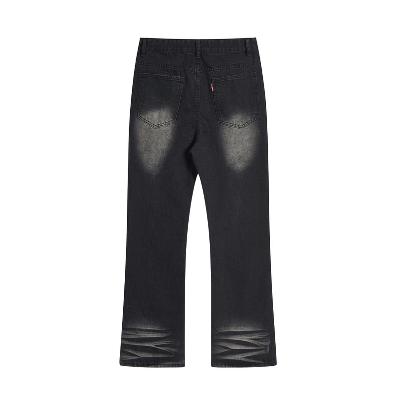 Herreklær Vannbølger Vintage Handlegate Lett utsvingt Slitt Cleanfit Stilfølelse_voghion.com