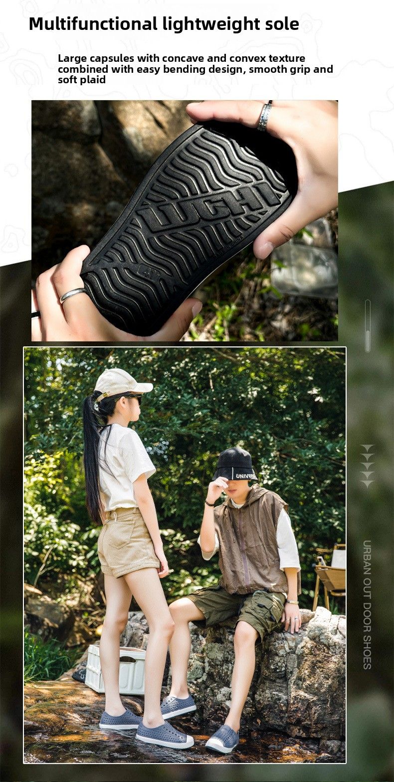 Bambootune Zoccoli da uomo, sandali chiusi, scarpe da spiaggia, estive, traspiranti, antiscivolo, stile coreano_voghion.com