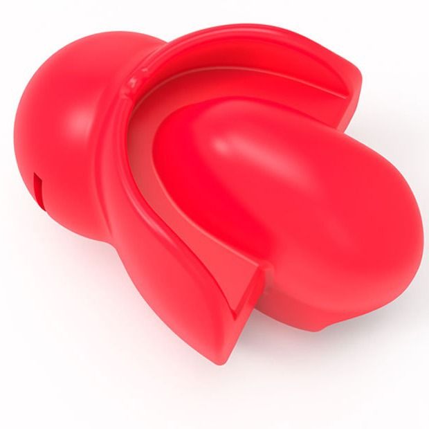 JSSMATE Bavaglio in silicone per saliva, divertente, con lingua fissa e blocco della bocca_voghion.com