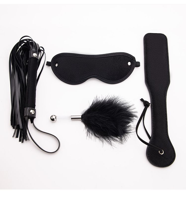 Set For Binding To The Bed BLACKWOLF, 4 Pcs_voghion.com