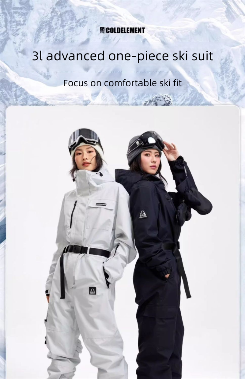 Combinaison intégrale Coldelement 3L pour femme, imperméable et chaude, pour snowboard simple et double homme. Équipement complet._voghion.com