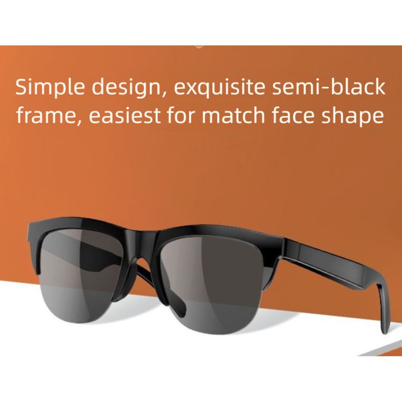 3-in-1 Black Technology Bluetooth Headphones Invisible Student Smart Cool Sunglasses HiFi Sound Quality Versatile_voghion.com